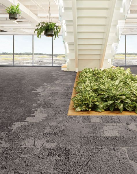 View Bridge Creek | Carpet Tile | Interface Mountain Rock, View Mountain, Sustainable Flooring, Neutral Flooring, Modular Carpet, Flat Rock, Carpet Installation, Storing Cookies, Carpet Tile