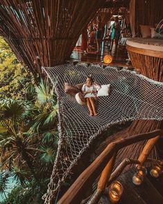 Treehouse Chillin' P Avatar Tree House, Landscape House, Scary Place, Wood House, Scary Places, Top Floor, Tulum Mexico, Travel Goals, Pretty Places