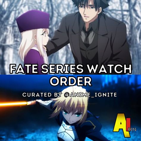 The Fate series is one of the best #animeseries 😇 I have made a list of fate series for #noobs, a complete #beginner guide ✅ Go to my link in bio to check the complete Fate series watch order ☝️ Let me know in the #comments which one is your favorite fate series? #fateseries #fategrandorder #anime #fatestaynight #fate #fgo #fatezero #fateapocrypha #fatego #typemoon #saber #fatestaynightheavensfeel #fateextra #manga #fatestaynightunlimitedbladeworks #rintohsaka #fatecosplay #otaku Rin Tohsaka, Fate Zero, Type Moon, Fate Series, Lists To Make, Fate Stay Night, Which One Are You, Watch It, Keep It Simple