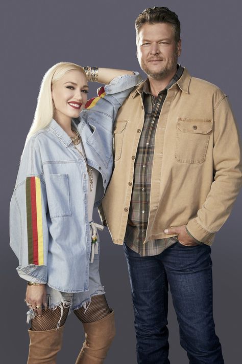 Gwen Stefani And Blake Shelton Halloween Costume, Blake And Gwen Halloween Costume, Blake Shelton Gwen Stefani Costume, Blake And Gwen, Gwen Stefani No Doubt, Blake Shelton Gwen Stefani, Gwen Stefani Style, Gwen And Blake, Blake Shelton And Gwen