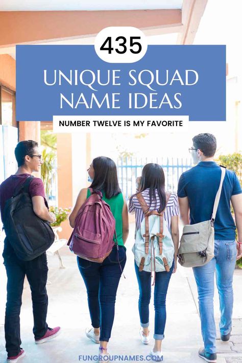 Discover over 435 creative squad name ideas for sports teams, gaming clans, work groups, and more in our ultimate guide! Group Names Ideas Creative, Squad Names Ideas, Trio Squad, Squad Name, Team Names Ideas, Olympic Idea, Group Names Ideas, Group Names, Vikings Game