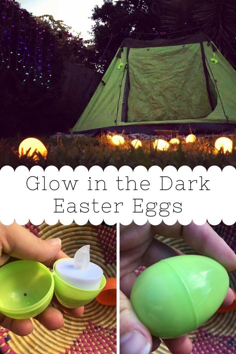 Easter Activities - Glow in the Dark Easter Egg Games Glow Easter Egg Hunt, Easter Camping Ideas, Easter Egg Games, Easter Camping, Glow Stick Wedding, Beach Tips, Camping Meal, Glow Stick Party, Egg Game