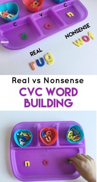 Nonsense Word Activities, Cvc Blending, Words Activities, Cvc Activities, Cvc Word Activities, Dysgraphia, Nonsense Words, Cvc Word, Word Work Activities