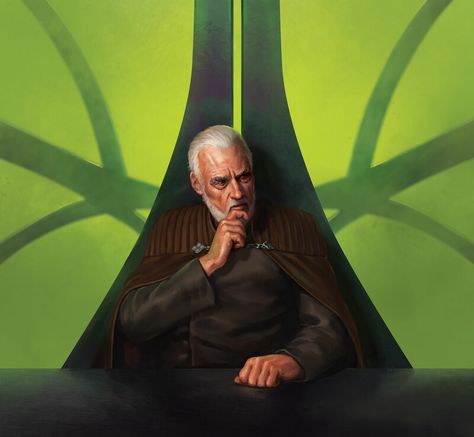 Darth Tyranus Art, Count Dooku Fanart, Count Dooku Art, Dooku Art, Star Wars Cis, Star Wars Count Dooku, Dark Jedi, Sith Lords, Jedi Art