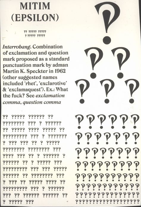 Interrobang Rhetorical Questions, Cross Examination, Grammar Humor, Rhetorical Question, Exclamation Mark, Typeface Font, New Character, Word Play, Question Mark