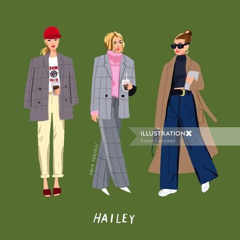 Fashion Outfits Illustration, Outfits Illustration, Karen Gonzalez, Character Design, Fashion Outfits, Movie Posters, Design, Film Posters