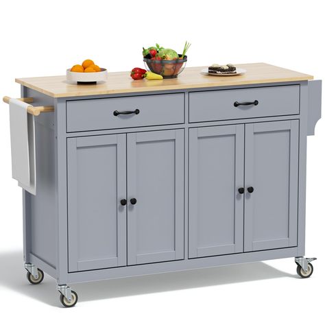 Makeshift Kitchen Island, Mini Island Kitchen, Mobile Island Kitchen, Rolling Kitchen Island Ideas, Portable Kitchen Island Ideas, Movable Island Kitchen, Kitchen Island On Wheels With Seating, Portable Kitchen Islands, Expand Kitchen