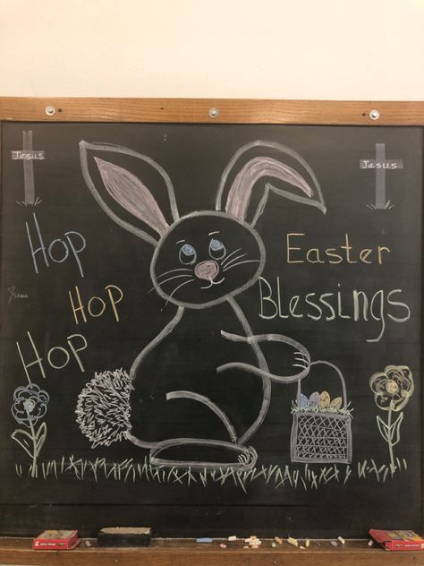 Easter Bunny Chalkboard Art, Easter Chalkboard, Chalkboard Wall Art, Easter Drawings, Paint Inspo, Chalkboard Ideas, Board Art, Chalkboard Wall, Chalkboard Art