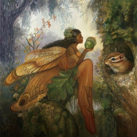 Desenhos Van Gogh, Annie Stegg, Poetry Tea, Fae Art, Faery Art, Fairy Paintings, Black Fairy, Studio Artist, Fairy Aesthetic