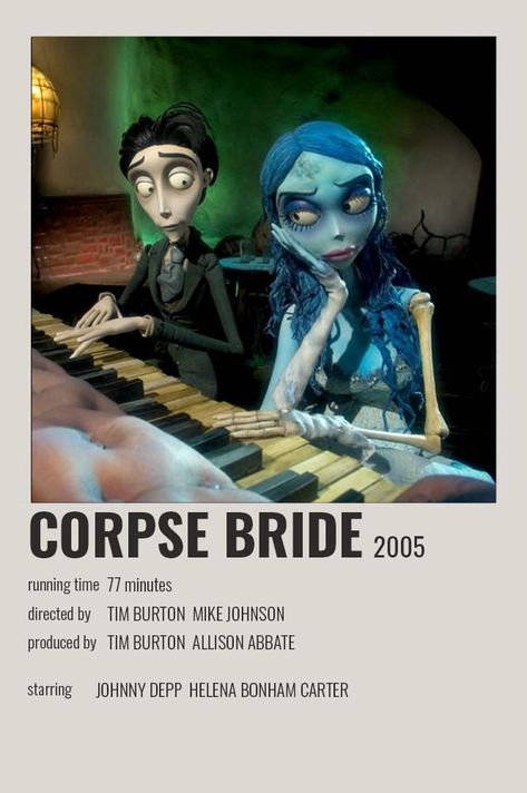 Halloween Costume Movie, Show Polaroid Poster, Corpse Bride Movie, Tabel Periodik, Iconic Movie Posters, Film Posters Minimalist, Movie Info, Polaroid Poster, Classic Movie Posters