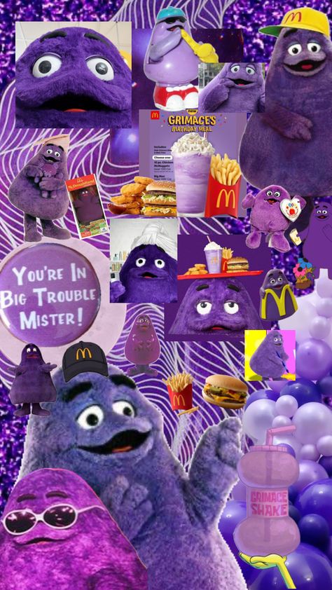 💜#grimace #grimaceshake #grimaceispurple #grimacebirthday #mcdonalds #mcdonaldsshake #milkshake #trending #birthday #viral #vibes Mcdonalds Shakes, Chicken Big Mac, Almond Nails Red, Happy Birthday Drawings, Purple Aura, Mc Donald, Diy Perfume, Funny Wallpaper, All Things Purple