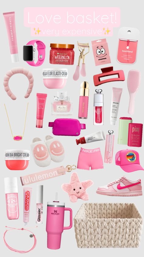 love basket!💖(expensive!) #love#basket#lovebasket#pink#red Love Basket, Pink Red, Your Aesthetic, Connect With People, Creative Energy, Energy, Red, Pink