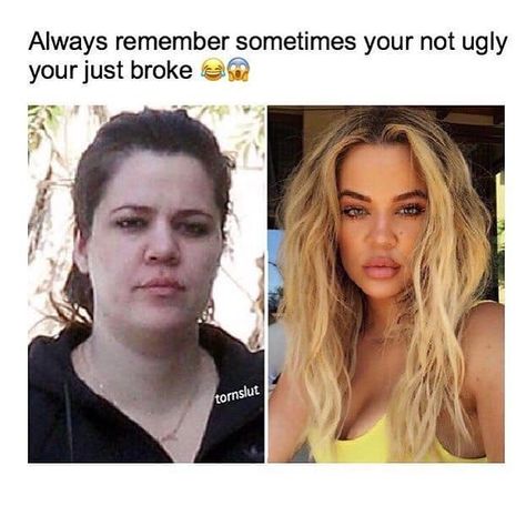 Kardashian Memes, Trust The Journey, Celebrities Then And Now, Evolution Of Fashion, Nose Job, Fit Chicks, Kardashian Jenner, Khloe Kardashian, Bones Funny