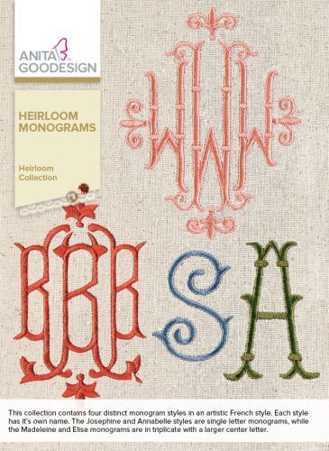 Anita Goodesign, Learning To Embroider, Hungarian Embroidery, Embroidery Transfers, Embroidery Patterns Vintage, Learn Embroidery, Embroidery Monogram, Embroidered Monogram, Sewing Embroidery Designs