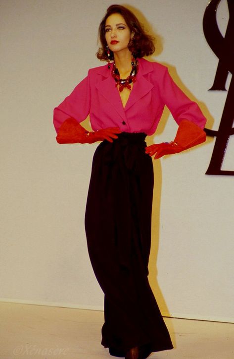 Marpessa Hennink, Band Photoshoot, Brand Campaign, 1980s Fashion, Rive Gauche, High Class, Yves Saint Laurent, Retro Fashion, Classic Style