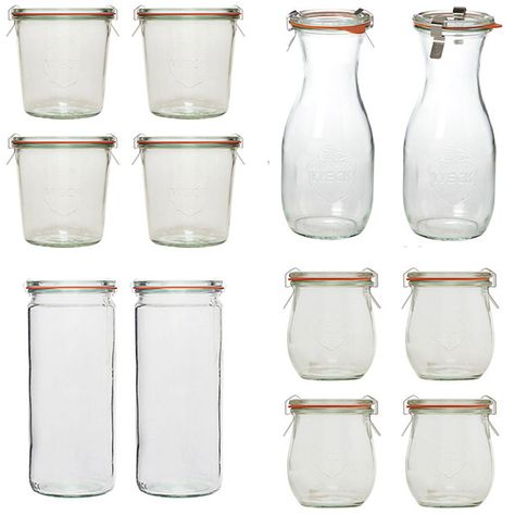 weck jars. cannot get enough of these. great for storage, canning, serving. Wreck Jars, Waste Free Living, Weck Jars, Pretty Kitchen, Waste Free, Canning Jar, Zero Waste Living, Clean Living, Kitchen Equipment