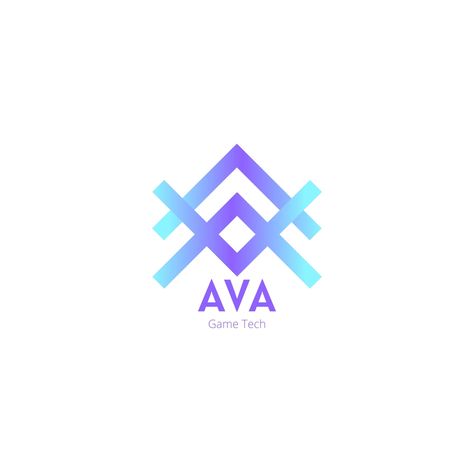 Blue AVA Game Technology Logo Ava Logo Design, Ava Logo, Ava Game, Earth Logo, Business Cards And Flyers, Marketing Business Card, Book Labels, Great Logos, Technology Logo