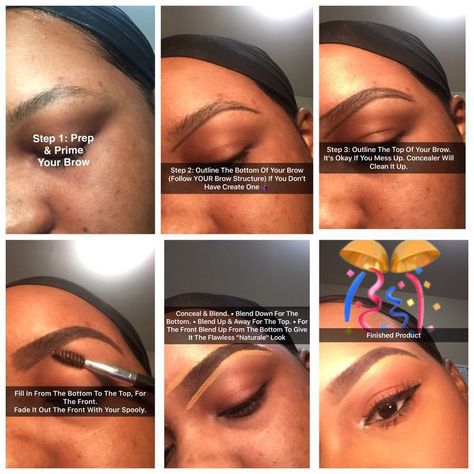 How To Get Darker Eyebrows, Makeup Brows, Makeup 101, Eyebrow Makeup Tips, Face Beat, Makeup Tips For Beginners, Brow Shaping, Beauty Makeup Tips, Dark Skin Makeup