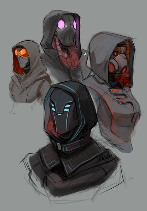 Future Helmet Concept, Drawing Masks Character Design, Robot Mask Design, Character Mask Design, Masked Character Design, Future Character Design, Mask Rpg, Robot Oc Design, Robot Oc Art