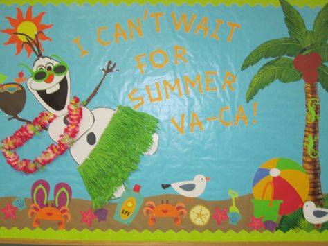 Summer vacation bulletin board Summer Vacation Bulletin Board Ideas, Summer Umbrella, Summer Bulletin Boards, School Board, Summer Theme, Display Board, Hello Summer, Earth Day, Bulletin Boards