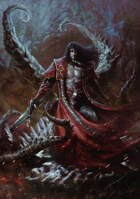 Castlevania Lords Of Shadow 2, Castlevania Dracula, Castlevania Lord Of Shadow, Castlevania Wallpaper, Castlevania Anime, Lord Of Shadows, Video Game Posters, Shadow 2, Vampire Art