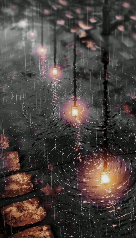 Anime art Anime Rain Aesthetic, Melancholia Aesthetic, Rainy Aesthetics, Rainy Aesthetic, Rainy Window, Hd Dark Wallpapers, Rain Wallpapers, Christmas Artwork, Pretty Phone Wallpaper