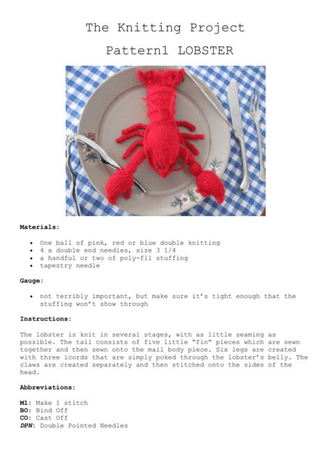 Knit Lobster Pattern, Lobster Amigurumi Free Pattern, Crochet Crawfish Pattern Free, Lobster Knitting Pattern, Lobster Crochet Pattern Free, Crochet Lobster Pattern Free, Christmas Knits, 2024 Diary, Book Reports