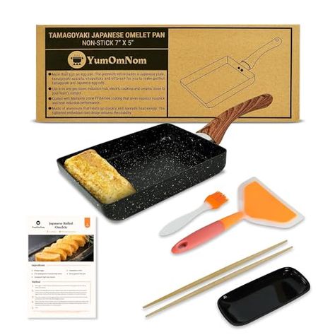 Tamagoyaki Pan, Japanese Cookware, Japanese Omelet, Japanese Omelette, Best Omelette, Japanese Egg, Egg Pan, Pan Cooking, Omelette Pan