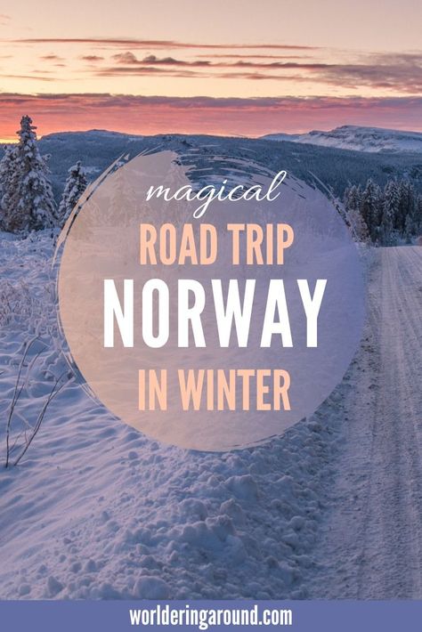 Discover the magical Norway in winter with the best Norway road trip itinerary. Visit Norway fjords in winter and try Norway in a Nutshell. Experience great adventure in Norway with the most magical Norway winter road trip itinerary. Map included! | Worldering around #Norway #roadtrip #travel #travelinspiration #winter Norway Roadtrip, Norway In Winter, Winter Road Trip, Norway In A Nutshell, Europe Trips, Norway Winter, Norway Fjords, Travel Through Europe, Winter Road