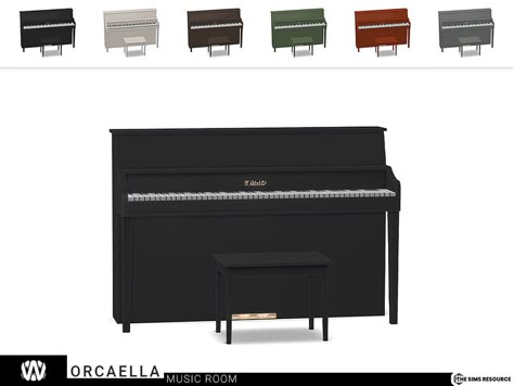 The Sims Resource - Orcaella Piano Sims 4 Cc Piano Patreon, Sims 4 Cc Hobbies And Skills, Sims 4 Piano Cc, Wondymoon Sims 4 Cc, The Sims Resource Objects, Sims 4 Male Clothes, Sims 4 Tsr, Sims 4 Bedroom, Sims Games