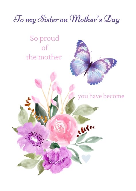 Wishing sister a happy mother's day #sister #mother #mothersday #mom #tomom #tosister #family #celebratemoms #mayholiday #sisters #lovedone Happy Mother's Day Sister, Highly Motivational Quotes, Mother's Day Craft, Happy Mother Day Quotes, Unique Gifts For Mom, Mothers Day Quotes, Quote Cards, Second Birthday, Happy Mother