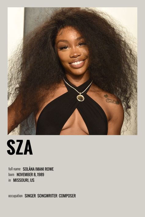 Sza Poster, Iconic Celebrities, Polaroid Posters, Queen Of Nothing, Nike Art, Tiny Quotes, Music Poster Ideas, Fav Artist, Cute Furniture