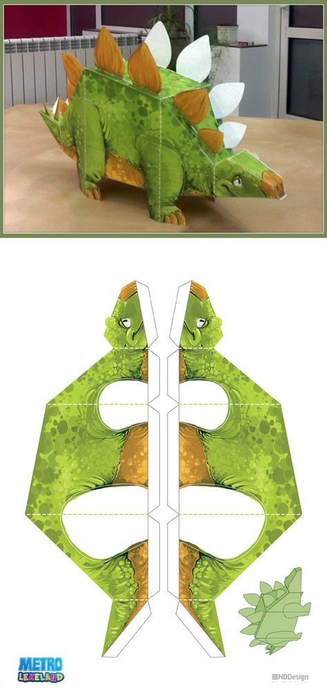 Metrolekeland Papercraft Dino by berov.deviantart.com on @deviantART. click on link to download 3 page pdf file. http://berov.deviantart.com/art/Metrolekeland-Papercraft-Dino-189434759 Paper Dinosaur, Diy Dinosaur, Dinosaur Activities, Dinosaur Crafts, Fashionable Accessories, Paper Earrings, Paper Animals, Dinosaur Birthday Party, Paper Model