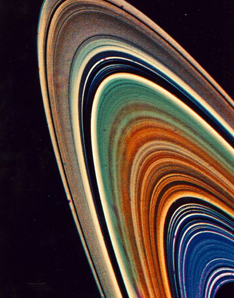 Saturn's rings photographed by Voyager 2 via NASA Hubble Pictures, Stars Universe, Doomsday Survival, Rings Of Saturn, Space Photos, To Infinity And Beyond, Space Science, Space And Astronomy, Deep Space