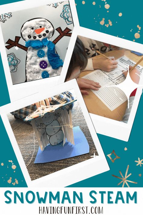 Engage your students with this snowman trap STEAM activity, book companion comprehension activities & art. This STEM unit pairs with the book "How to Catch a Snowman". Help catch the snowman with an engaging STEM trap challenge, create unique snowman art, or teach a fun, winter themed guided reading unit featuring multiple comprehension skills and writing extensions in multiple genres. This book companion unit for How to Catch a Snowman is packed full of enriching activities for your students. Snowman Stem Activities For Kids, Winter Stem Challenges Elementary, Build An Igloo Stem Challenge, How To Catch A Snowman Activities, Holidays Around The World Crafts, Stem Snowman, Snowflake Stem Challenge, The Snowman Raymond Briggs Activities, Classroom Cash