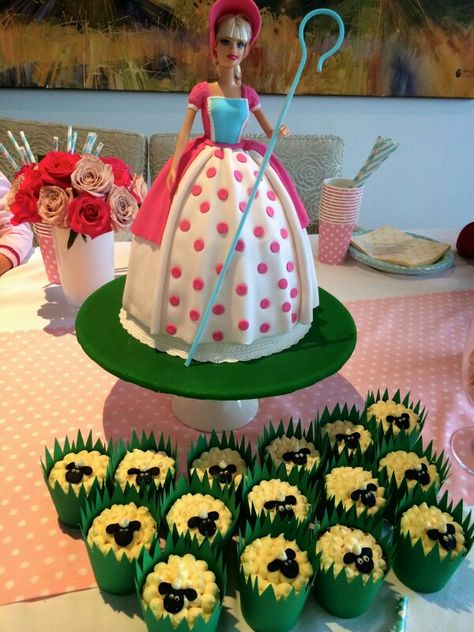 Bo Peep Bo Peep Cake, Bo Peep Dress, Peeps Cake, Baby Ariel, Bo Peep, Toy Story Birthday Party, Dress Cake, Toy Story Party, Toy Story Birthday