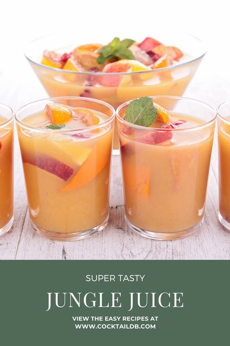 Learn how to make the ultimate punch with this simple recipe, which includes recipes for all of its ingredients. Easy Jungle Juice Recipe, Best Jungle Juice Recipe, Easy Jungle Juice, Jungle Juice Recipe, Lime Lemonade, Lemonade Punch, Jungle Juice, Juice Recipe, Perfect Cocktails