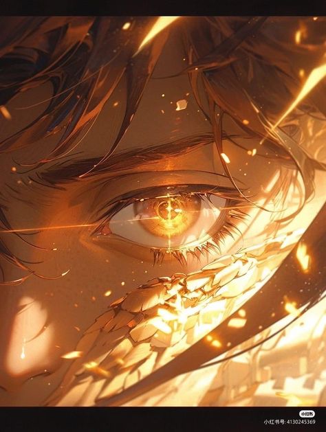 Yellow Fantasy Art, Sun Magic Art, Sun God Character Design Male, Golden Eyes Drawing, Sun God Drawing, Golden Eyes Art, Anime Yellow Eyes, Gold Eyes Anime, Golden Eyes Anime