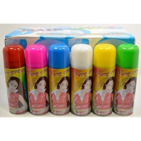 Temporary Hair Color Spray 3 oz - Case (24 Cans) *** Find out more about the great product at the image link. (This is an affiliate link) #PersonalCare Diy Hair Spray, Temporary Hair Color Spray, Walmart Beauty Products, Hair Color Spray, Face Paint Kit, Fine Curly Hair, Best Christmas Recipes, Temporary Hair Color, Color Spray