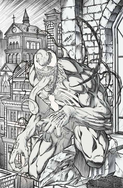 Robert Marzullo, Character Lineart, Marvel Carnage, Comics Ideas, Hairstyles For Characters, Drawing Marvel, Digital Art Programs, Comic Art Sketch, Superhero Coloring Pages