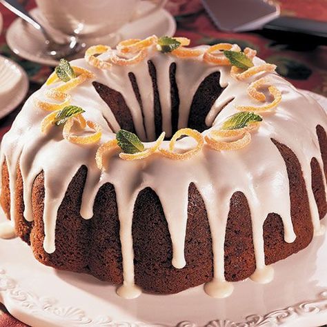 Glazed Honey Cake - The Pampered Chef® Delicious Desserts Recipes, Cake Dessert Recipes, Easy Tasty Recipes, Glazed Cake, Glaze For Cake, Pampered Chef Recipes, Honey Glazed, Honey Cake, Dessert Cake Recipes