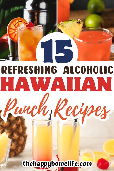 Get ready to turn your party into a tropical paradise 🍹! These Alcoholic Hawaiian Punch recipes are here to add some fun and fruity energy to your celebration. You not only get to savor the tropical delight of pineapples and coconuts but also the thrilling splash of premium spirits. So why wait? Click the link and start your Hawaiian adventure now! Luau Punch Alcohol, Hawaiian Alcoholic Drinks, Luau Party Drinks Alcohol, Hawaiian Punch Party Punch, Hawaiian Punch Alcohol Drinks, Tropical Drinks Recipes Alcohol, Tropical Alcoholic Drinks, Hawaiian Punch Recipes, Alcoholic Fruit Punch