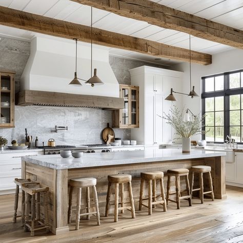 30 Charming Farmhouse Hood Ideas for Your Dream Kitchen Dramatic Kitchen, Luxury Staircase, Luxury Homes Exterior, Hood Ideas, White Subway Tile Backsplash, White Shiplap Wall, Interior Finishes, Kitchen Hood, Renovation Inspiration