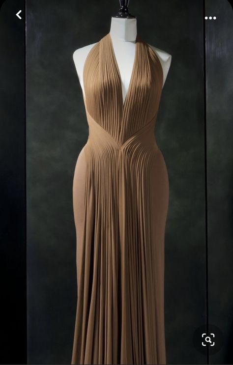 Cowl dress draping