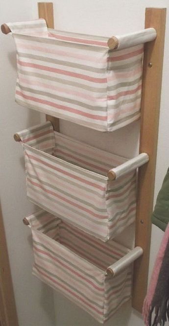 Creative Toy Storage, Ikea Basket, Baby Clothes Storage, Diy Bathroom Storage, Diy Wand, Wall Hanging Storage, Small Space Storage, Small Space Diy, Diy Project Ideas