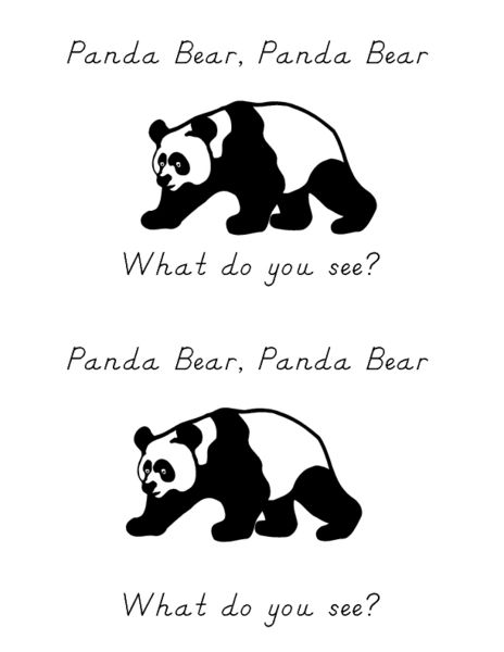 Panda Bear, Panda Bear What Do You See? See Worksheet, Panda Classroom, Animal Adventures, Worksheet For Kindergarten, Bear Panda, 1st Grade Worksheets, Eric Carle, What Do You See, Self Made