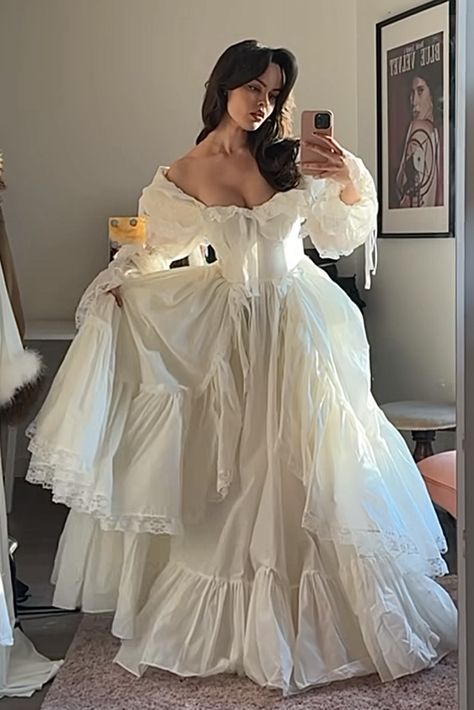 Ivory Waltz Gown Selkie, Elizabeth Swan Wedding Dress, Laura Ashley Wedding Dress Vintage, Vampire Inspired Wedding Dress, Hozier Wedding Dress, Simple Lace Wedding Dress Vintage, Vampiric Wedding Dress, Laura Ashley Wedding Dress, Victorian Style Wedding Dress