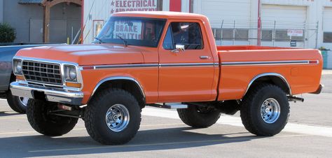 Orange Ford | Eyellgeteven | Flickr Ford 79, Orange Truck, 79 Ford Truck, 1979 Ford Truck, Ford Suv, Mud Trucks, Built Ford Tough, Classic Ford Trucks, Old Ford Trucks