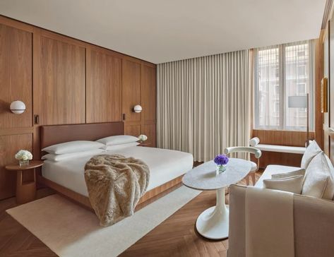 The Rome Edition opens in converted 1940s bank building Edition Hotel, Marble Staircase, Front Courtyard, Banks Building, Stone Bathroom, Cosy Room, Herringbone Floor, Green Curtains, Soft Seating