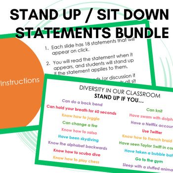 This game is an absolute favorite for my students! This game can be great for an ice breaker activity at the beginning of the year, a bell ringer, or an extra time activity that can be pulled out whenever!Bundle includes:20 slides of 18 statementsGame instructionsGame tips... Community Activity, Classroom Community Activities, How To Juggle, Time Activity, Icebreaker Activities, Ice Breaker Games, Community Activities, Bell Ringers, Tv Show Games